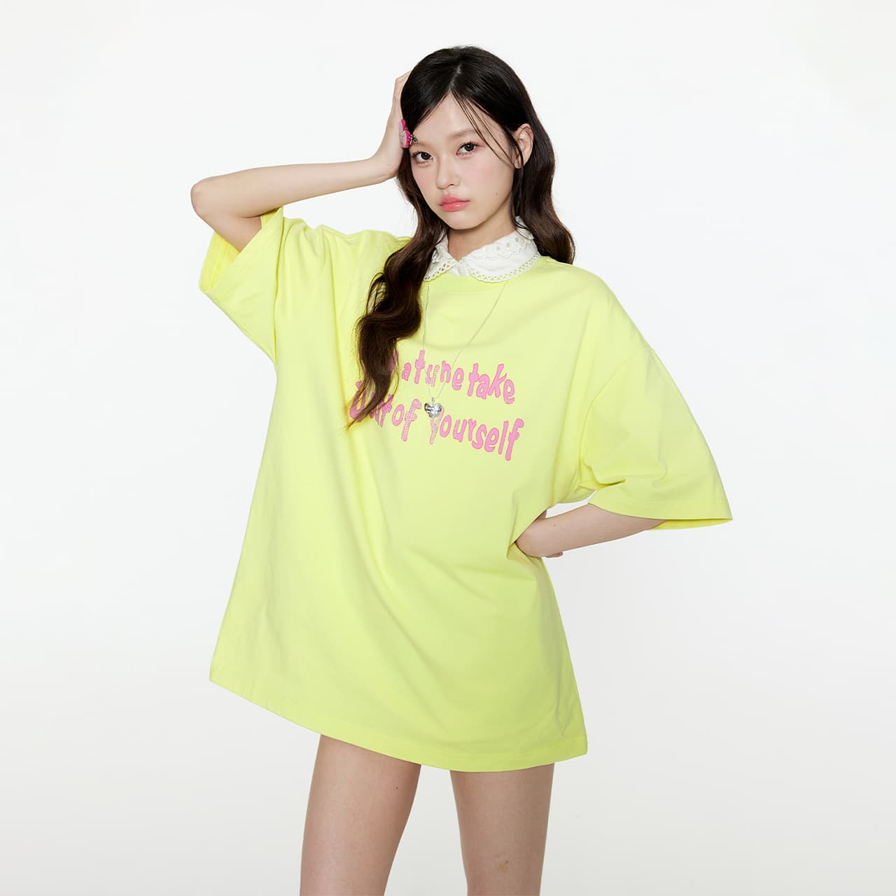 Футболка Guuka T-Shirt Унисекс Неоново-Желтый - изображение 6