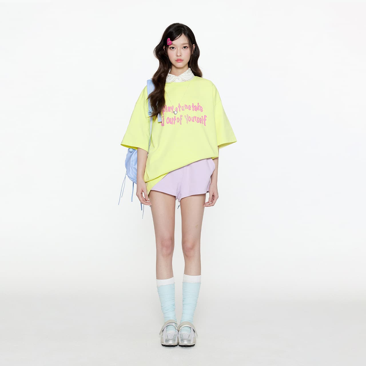 Футболка Guuka T-Shirt Унисекс Неоново-Желтый - изображение 5