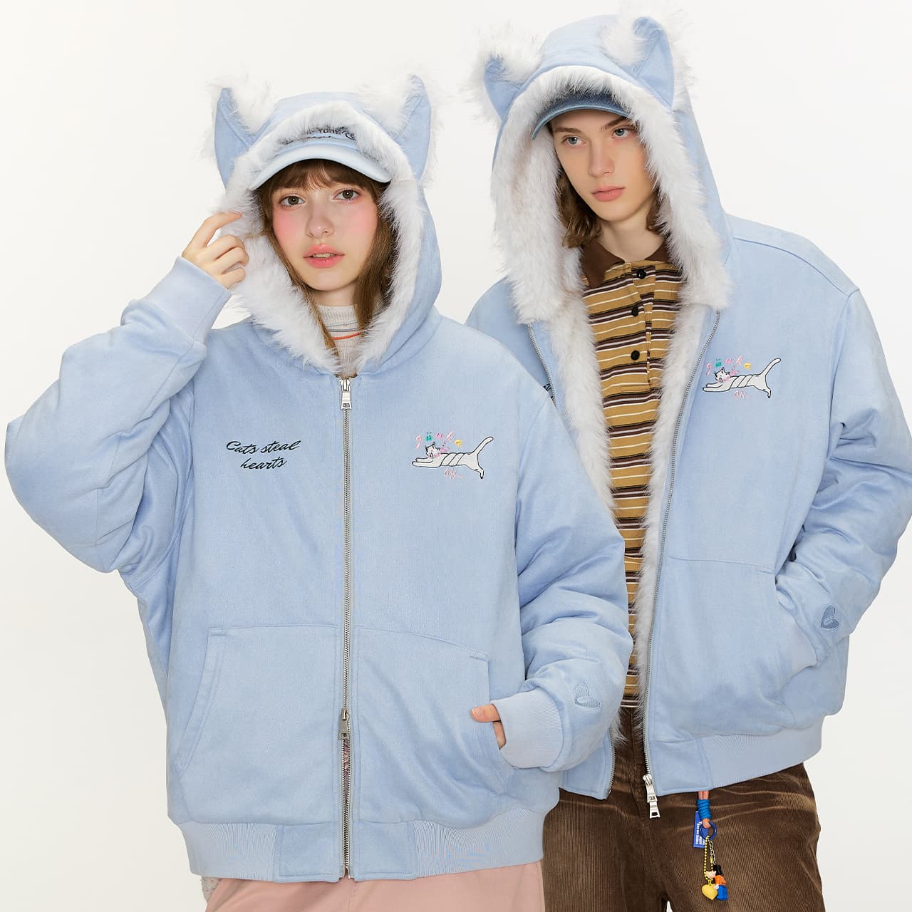 Зимняя куртка пуховик Guuka Sky Blue Унисекс Пуховики - изображение 3