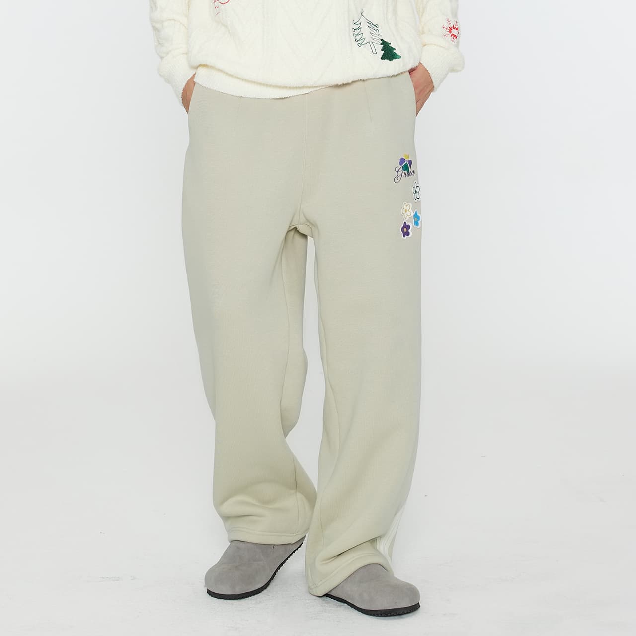Штаны Guuka Light Apricot Unisex Casual Pants Guuka Светло-абрикосовые унисекс повседневные штаны - изображение 6
