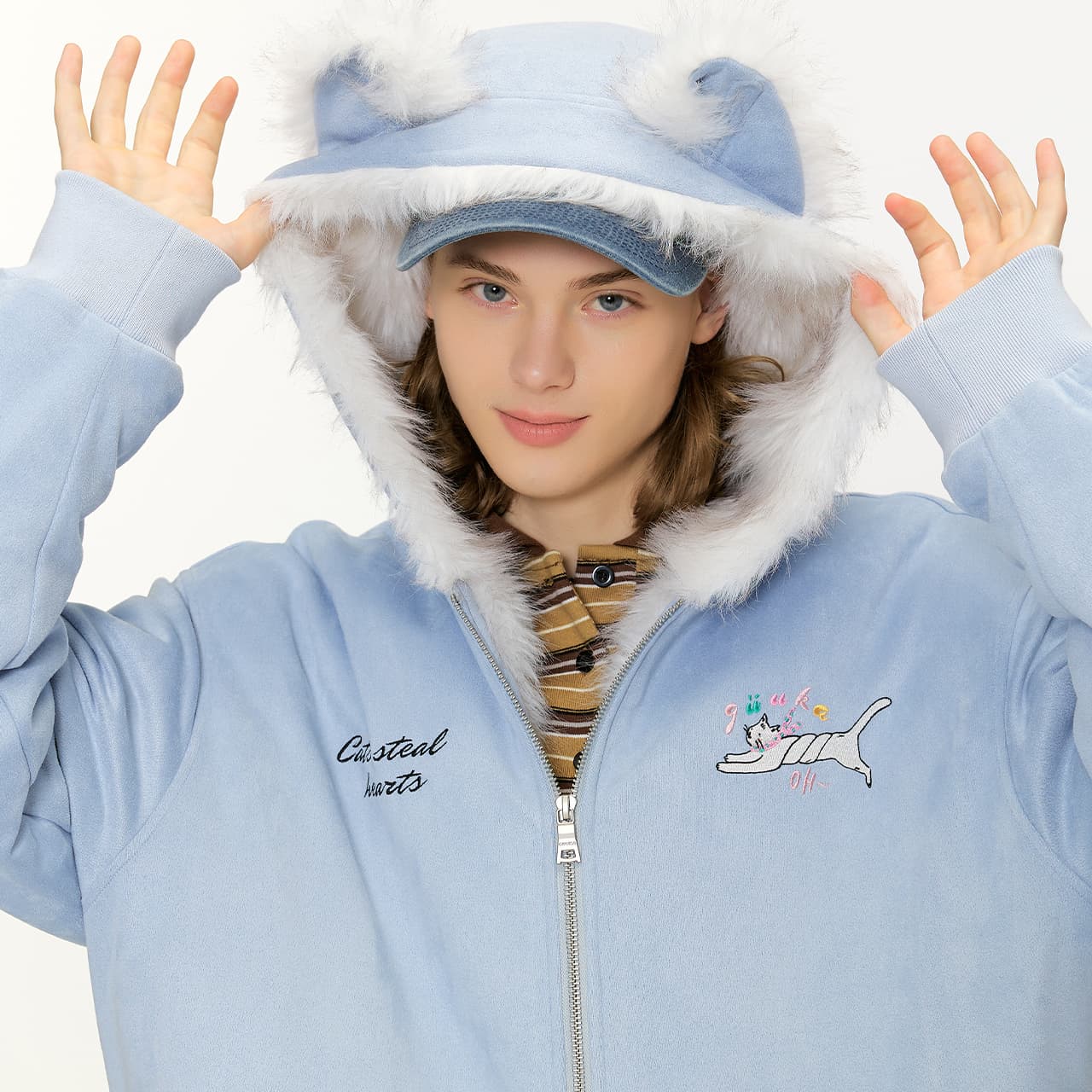 Зимняя куртка пуховик Guuka Sky Blue Унисекс Пуховики - изображение 5