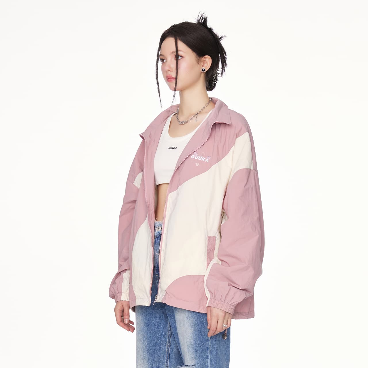Куртка Guuka Розовые Женские Куртки - изображение 8