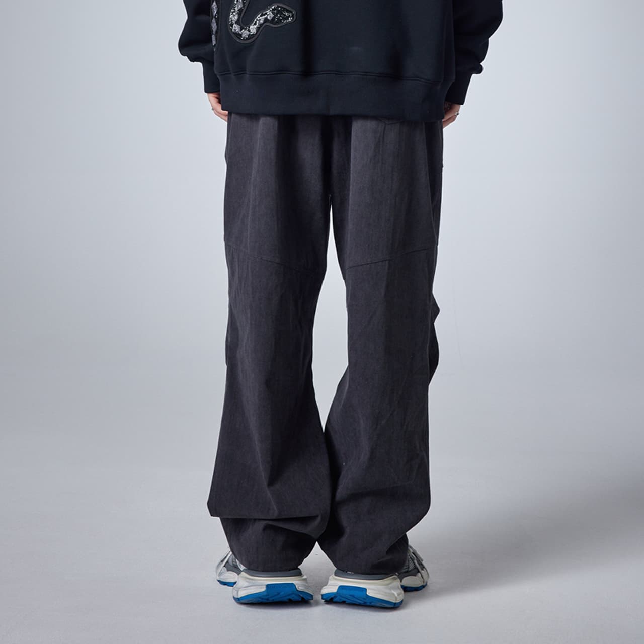 Штаны Guuka Casual Pants Unisex Dark Gray Guuka Повседневные Штаны Унисекс Темно-Серый - изображение 7