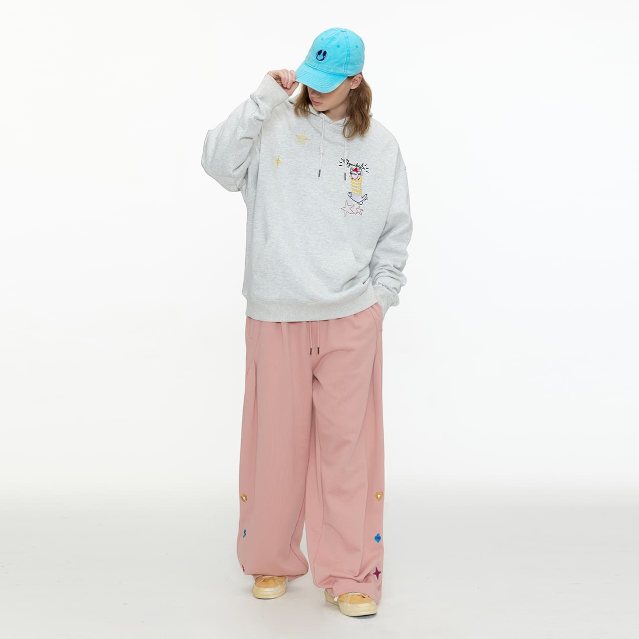 Штаны Guuka Pink Unisex Casual Pants Guuka Розовые Унисекс Повседневные Штаны - изображение 5