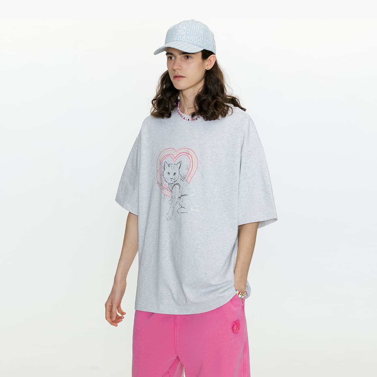 Футболка Guuka T-Shirt Унисекс Цветочный Абрикос - изображение 8