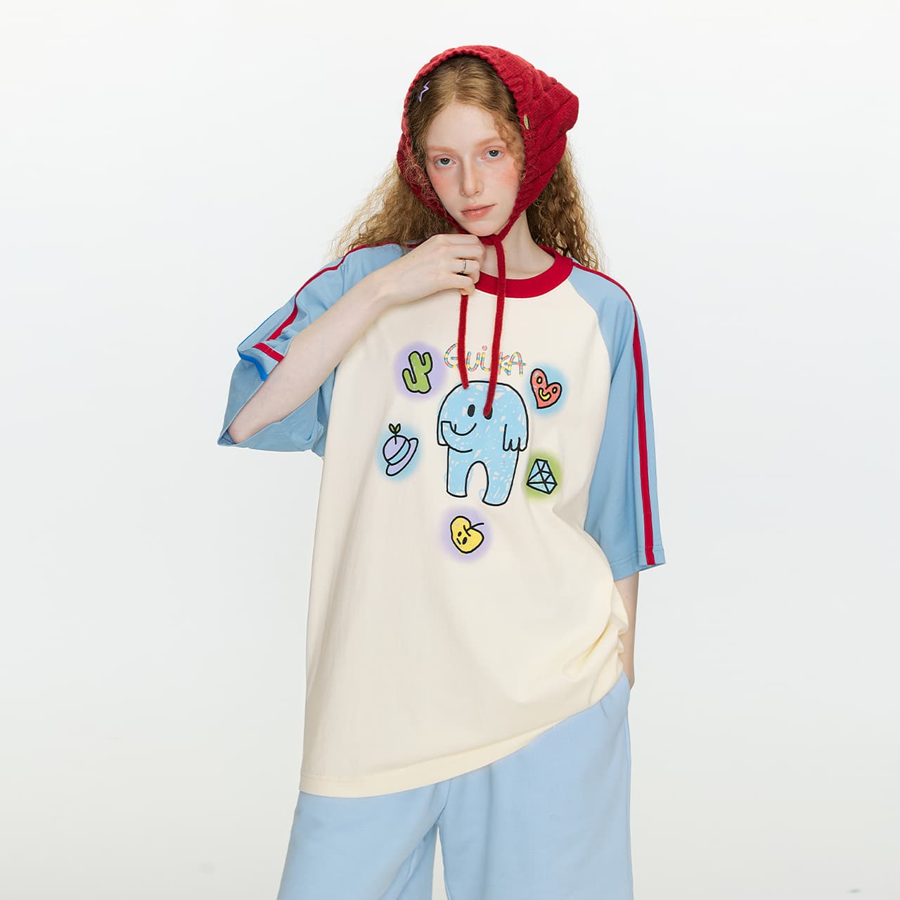 Футболка Guuka T-Shirt Унисекс Кремово-Белый - изображение 7