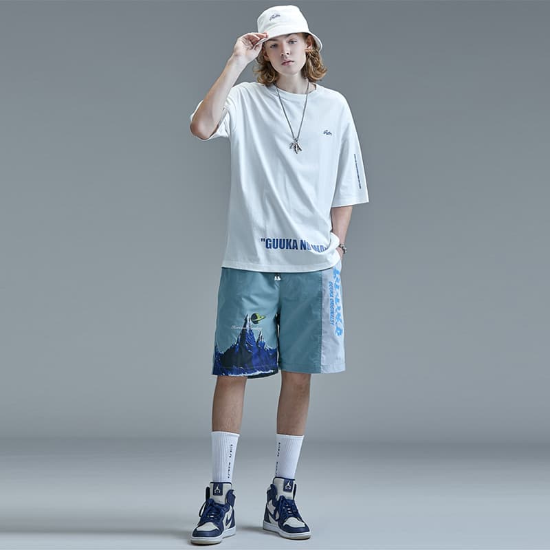 Шорты Guuka Light Green Men's Casual Shorts Guuka Светло-зеленые Мужские Повседневные Шорты - изображение 5