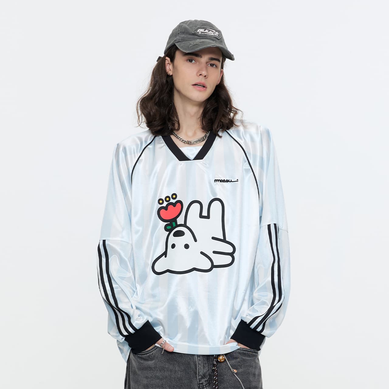 Футболка Guuka T-Shirt Унисекс Светло-Синий - изображение 4