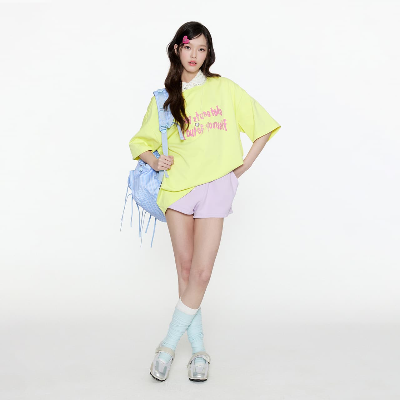 Футболка Guuka T-Shirt Унисекс Неоново-Желтый - изображение 8