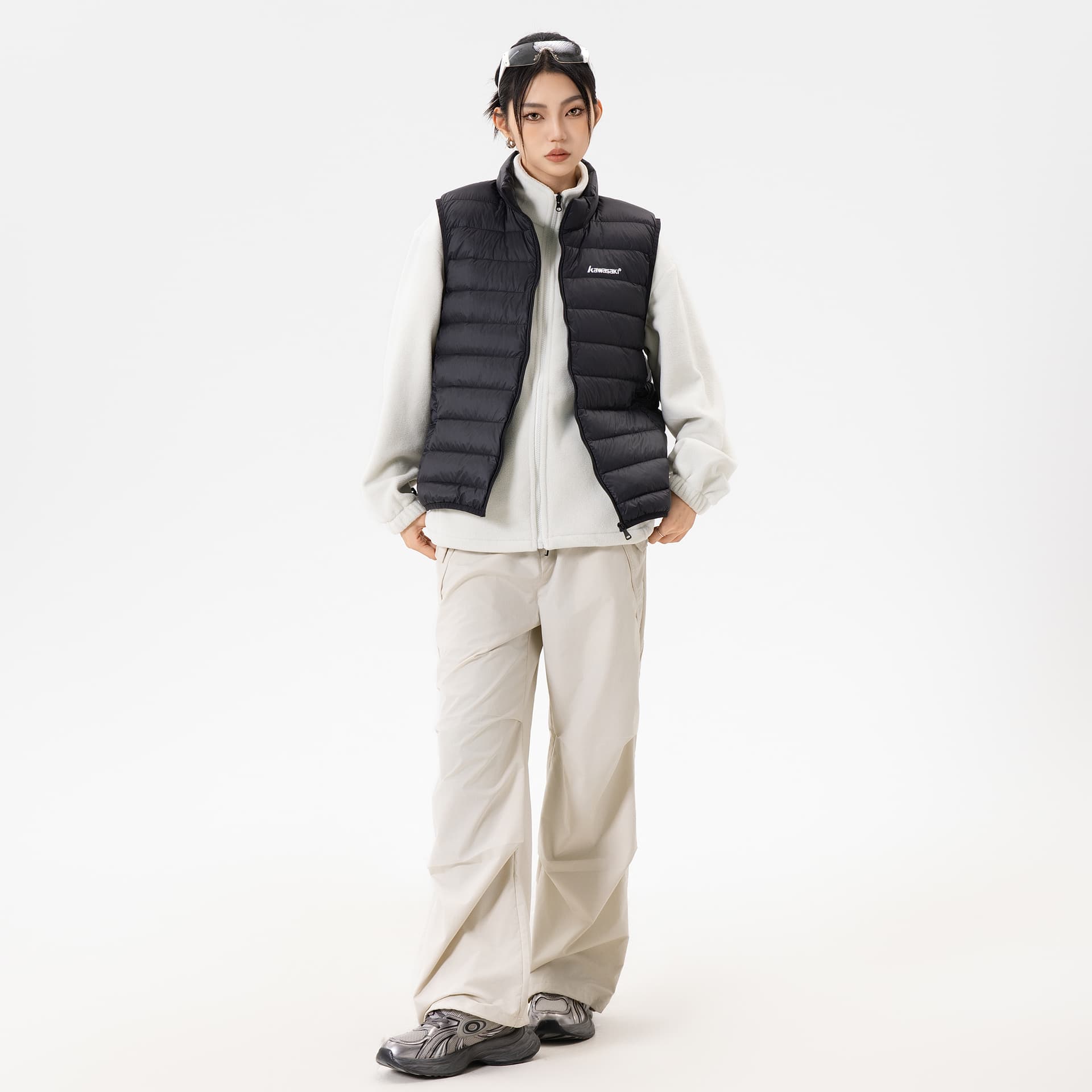 Куртка Kawasaki Unisex Down Vests Кавасаки Унисекс Пуховые жилеты - изображение 6