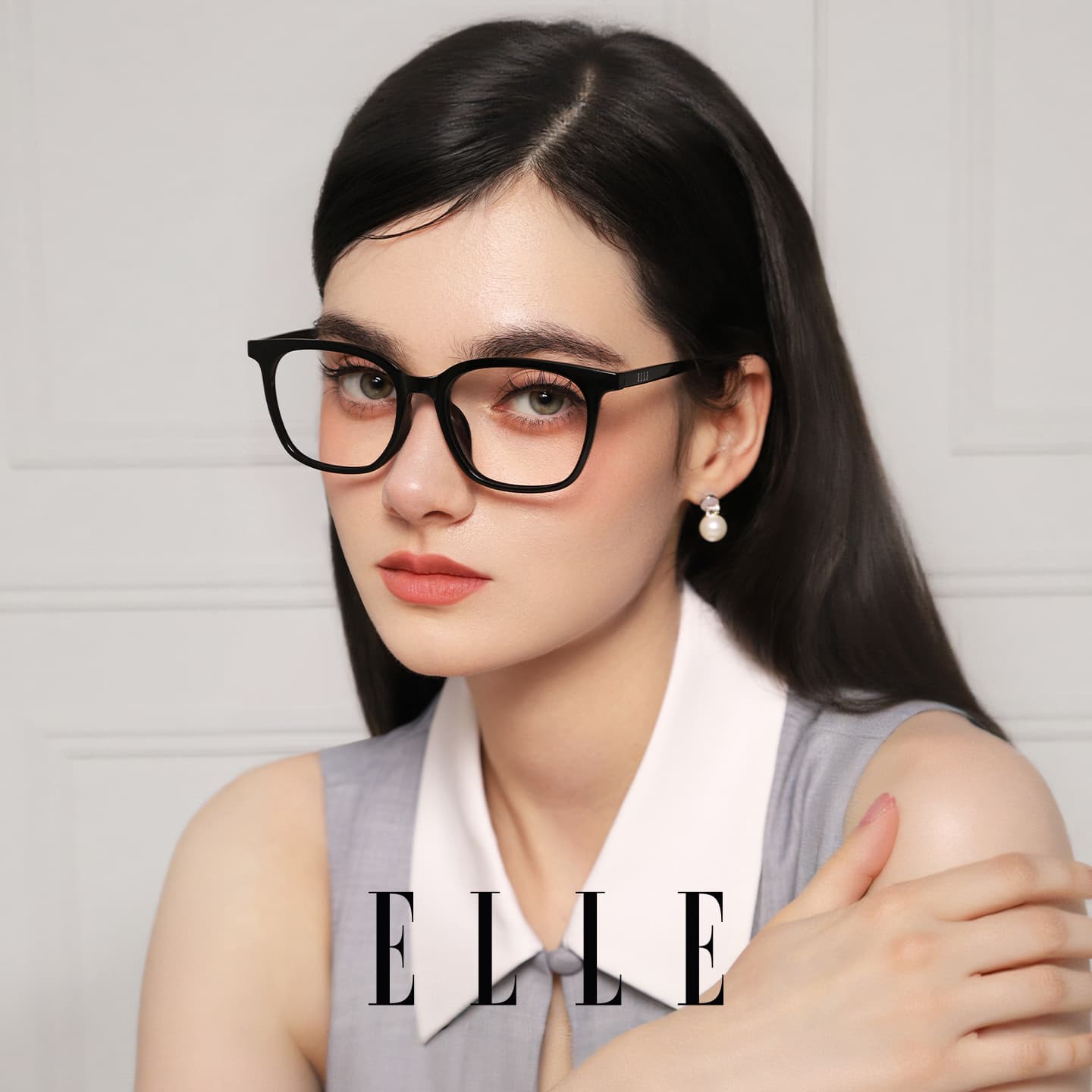 Оправа ELLE TR Квадратная форма Eyeglasses Рамка Унисекс - изображение 3