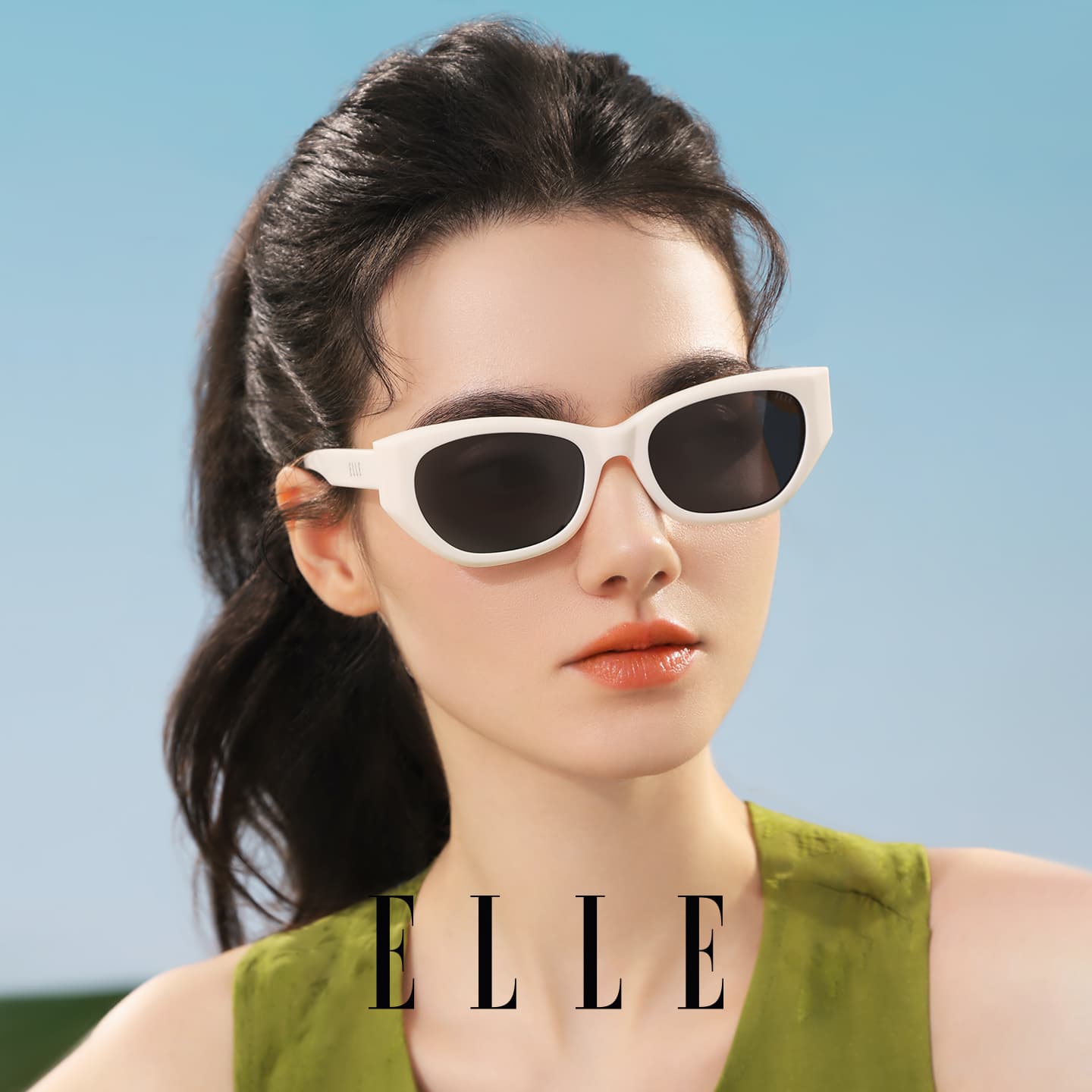 Солнцезащитные очки ELLE Сосуд Кошачий глаз Солнцезащитные очки Женские - изображение 8