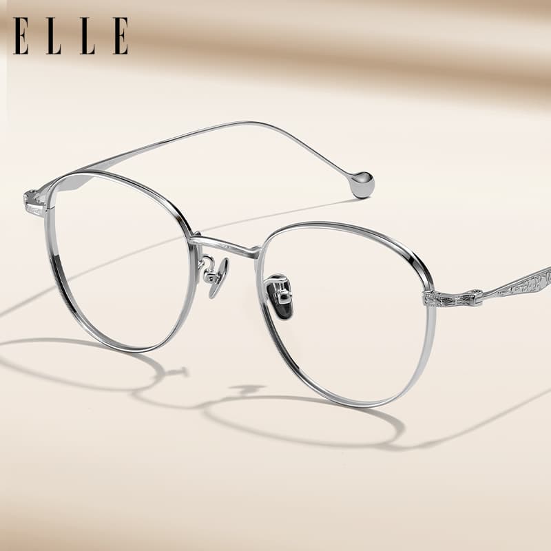Оправа ELLE Титановый сплав Оправы для очков Унисекс - изображение 5