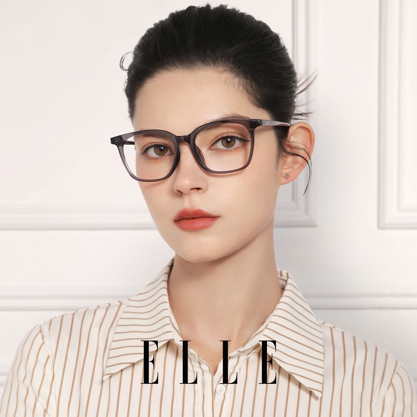 Оправа ELLE TR Квадратная форма Eyeglasses Рамка Унисекс - изображение 4