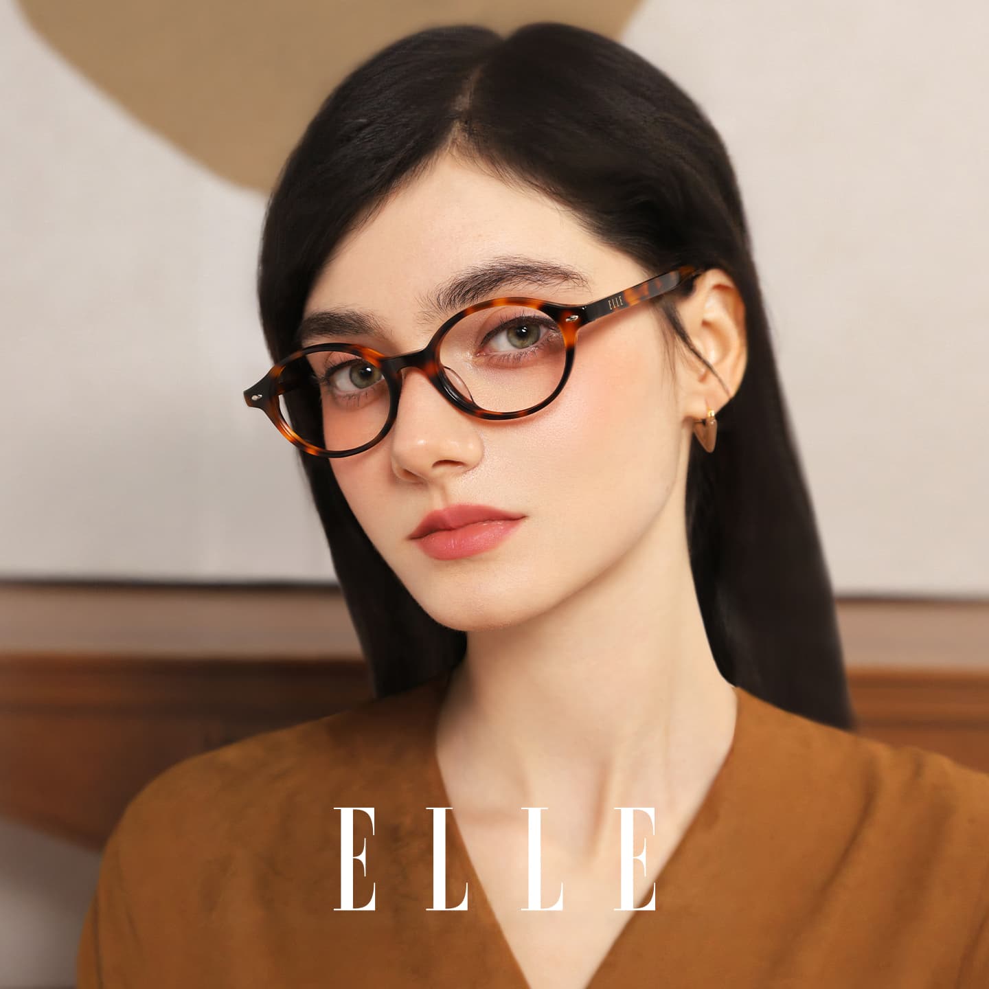 Оправа ELLE Овальные оправы для очков Унисекс - изображение 2