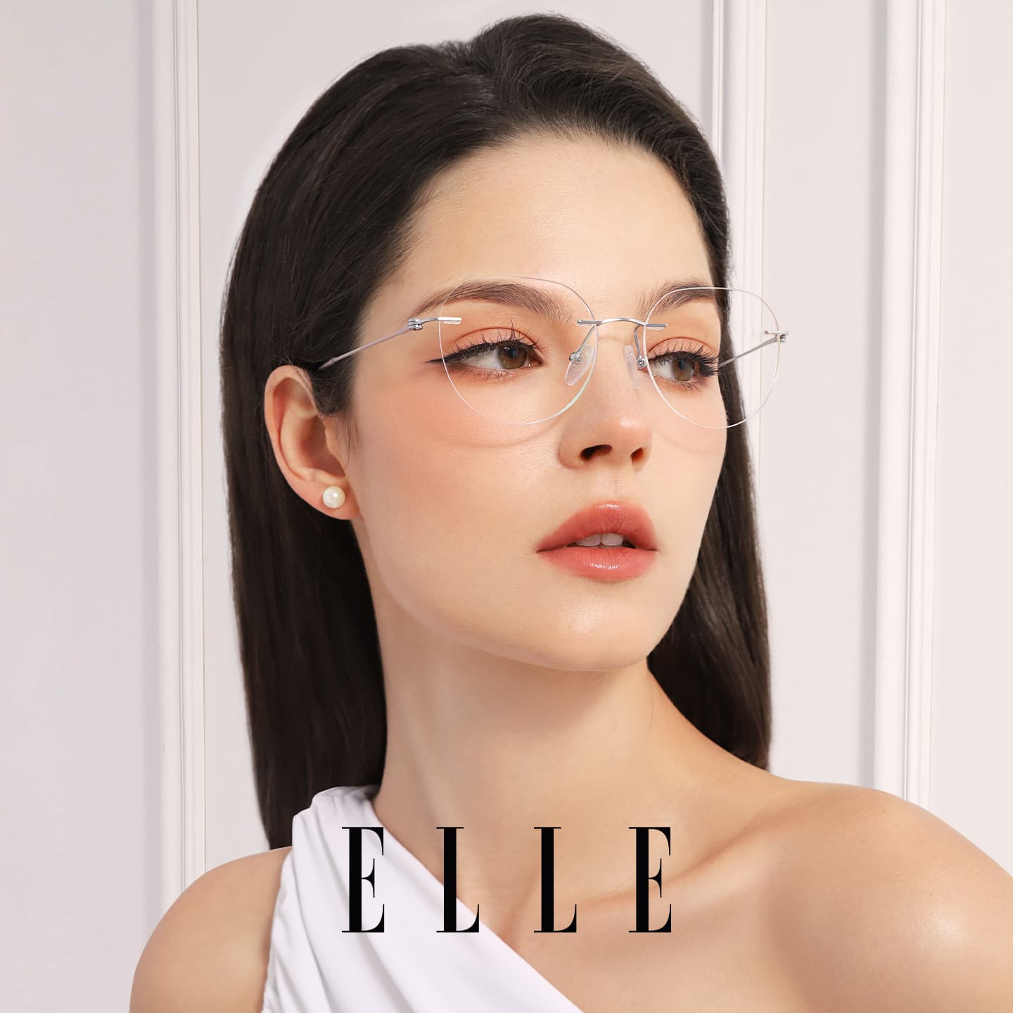Оправа ELLE Квадратные Оправы для Очков Унисекс - изображение 3