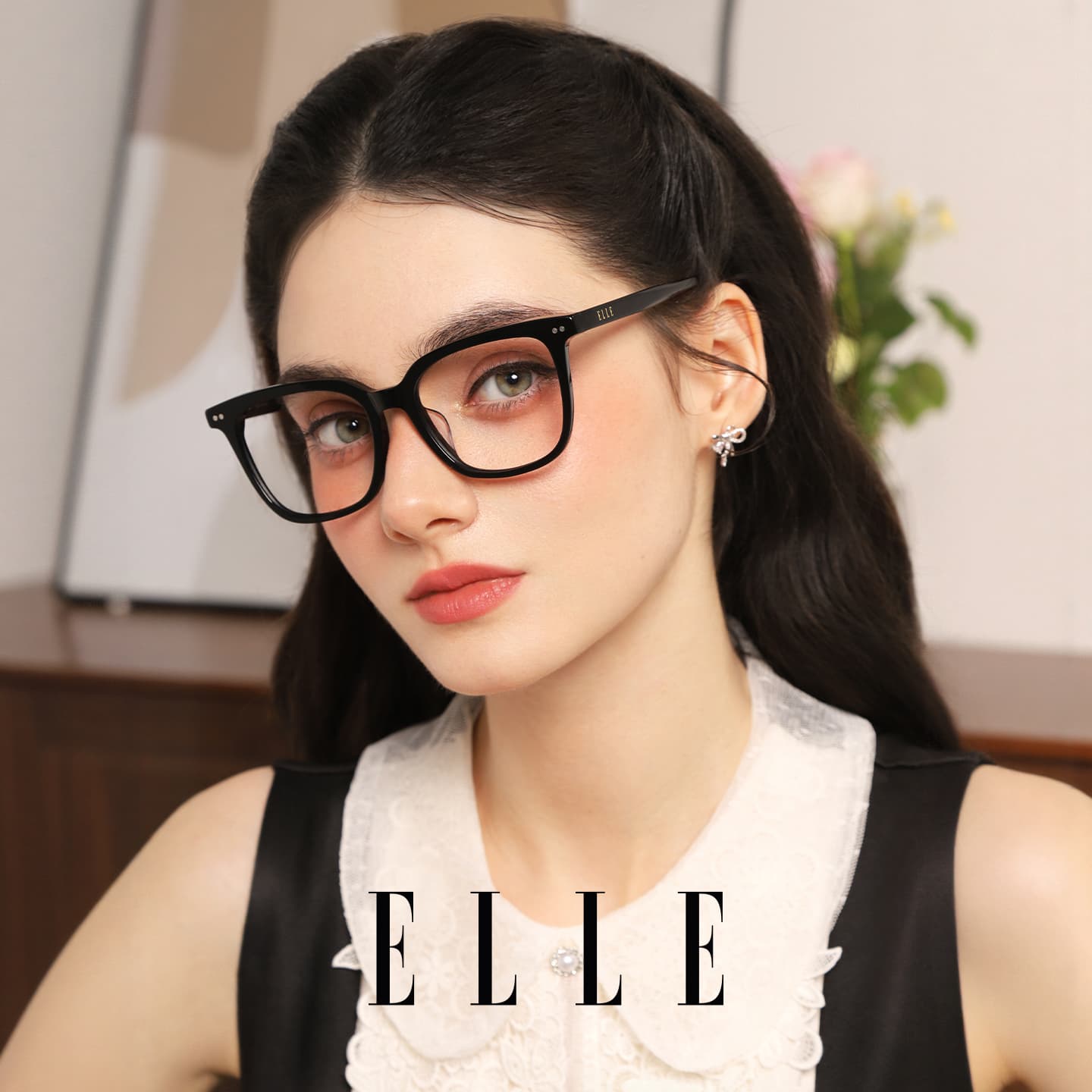 Оправа ELLE Квадратная форма Оправы для очков Унисекс - изображение 2