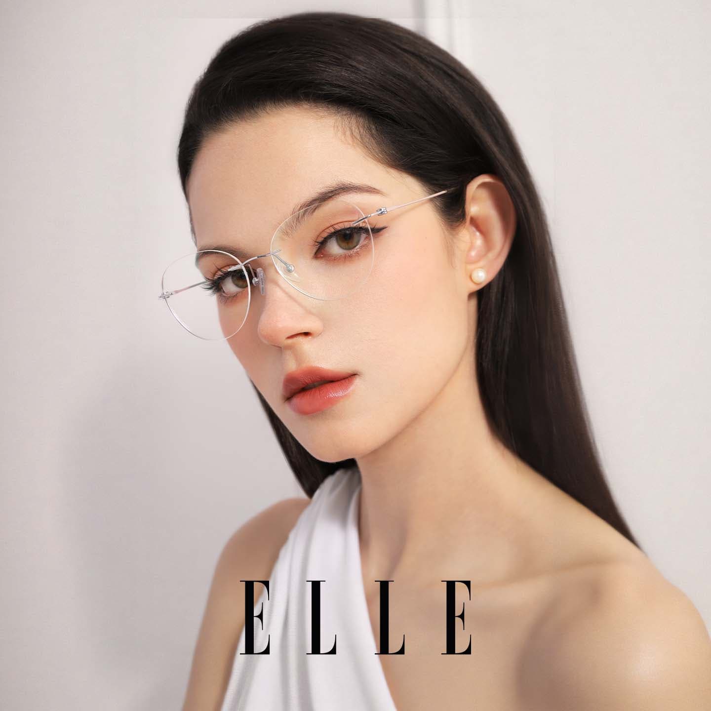 Оправа ELLE Титановый сплав Optical Frame Унисекс - изображение 3