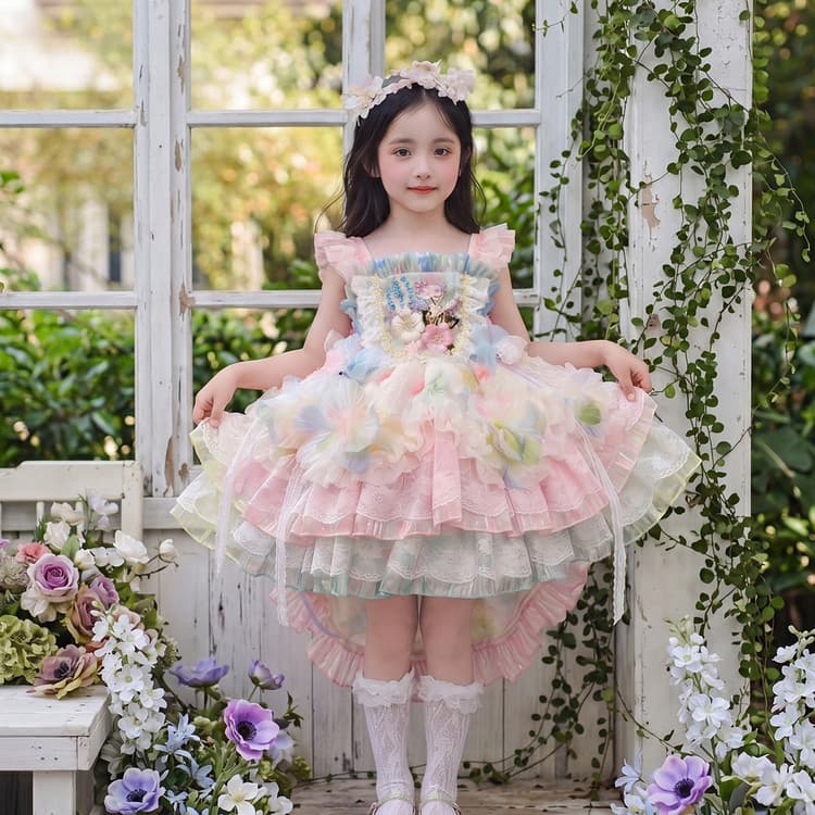 PIERRE CARDIN Розовое платье принцессы Kids Dresses - изображение 5