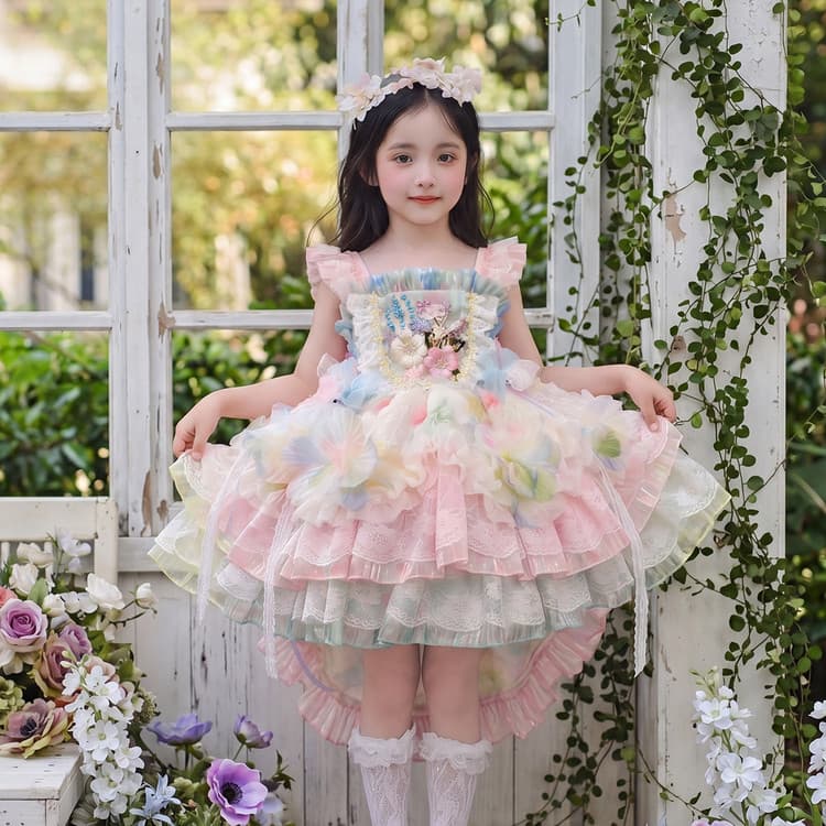 PIERRE CARDIN Розовое платье принцессы Kids Dresses - изображение 2