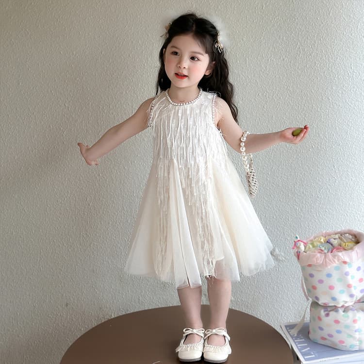 PIERRE CARDIN Ecru Kids Платья - изображение 2