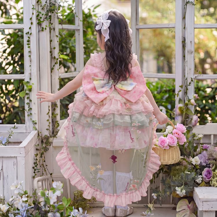 PIERRE CARDIN Розовое платье принцессы Kids Dresses - изображение 4