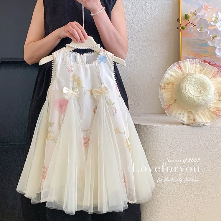 PIERRE CARDIN Ecru Kids Платья - изображение 4