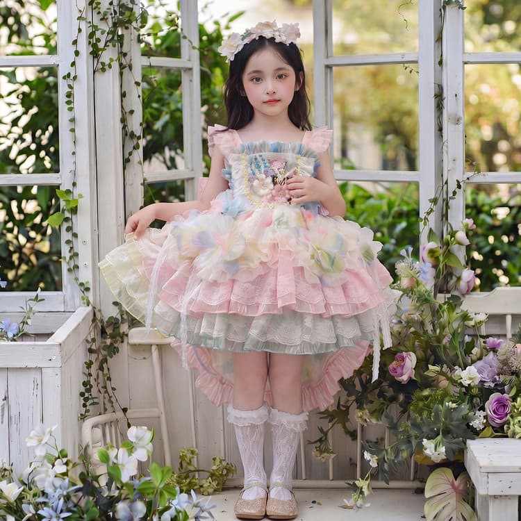 PIERRE CARDIN Розовое платье принцессы Kids Dresses - изображение 3