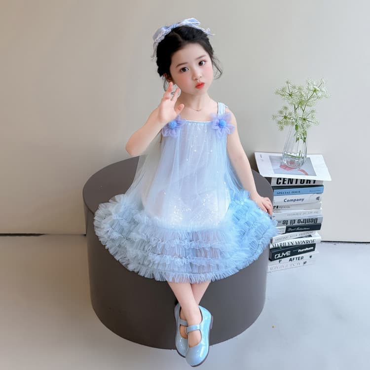 PIERRE CARDIN Blue Kids Платья - изображение 3