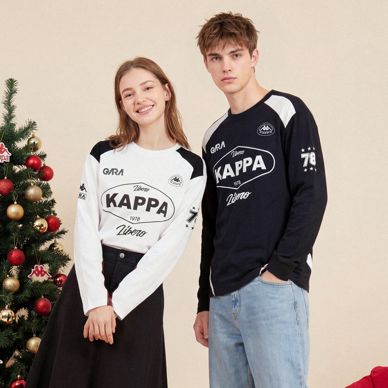 Кофта Kappa 1916 Свитшот Унисекс Корейский белый - изображение 5