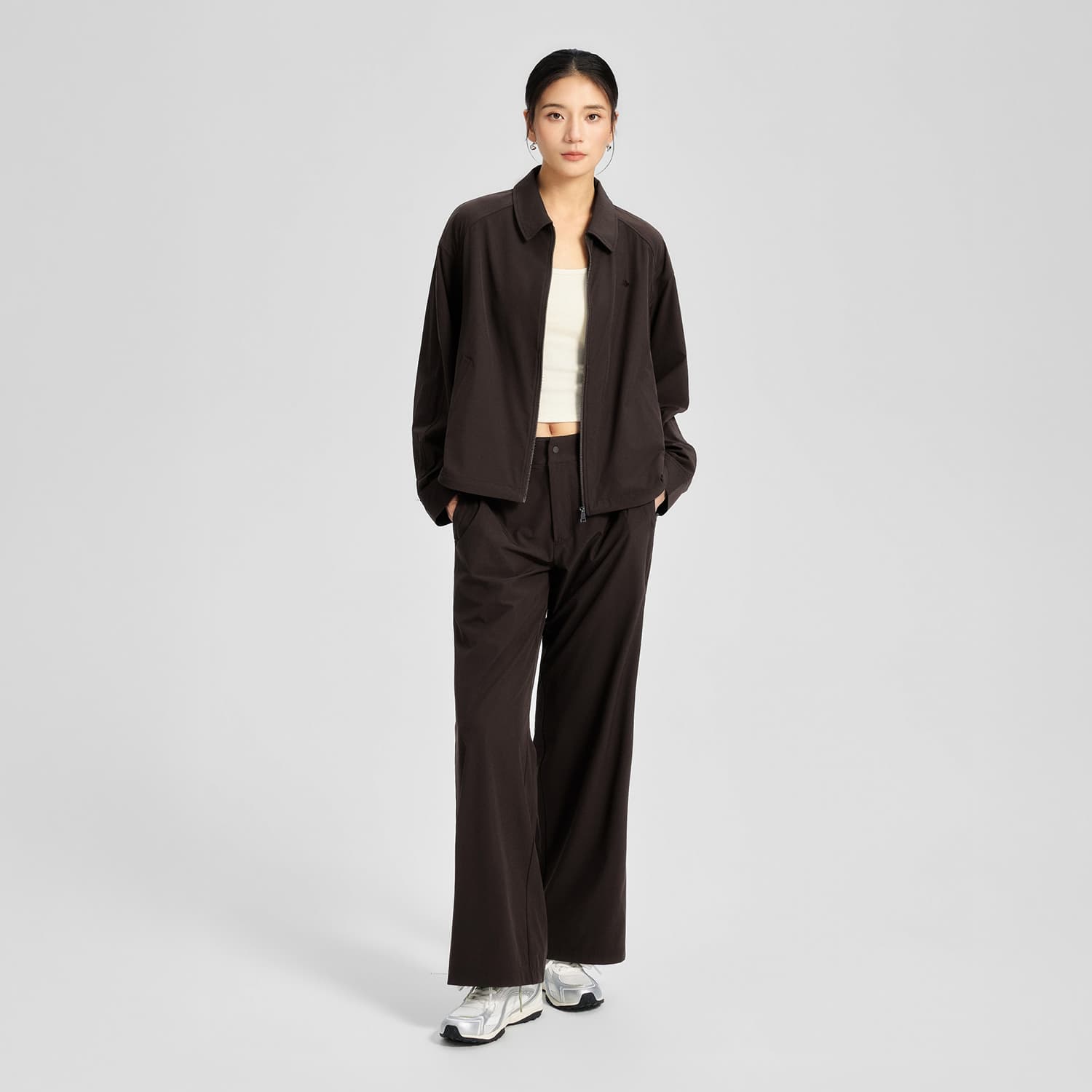 Куртка KAPPA Темный кофейный коричневый 6570 Женские куртки - изображение 7