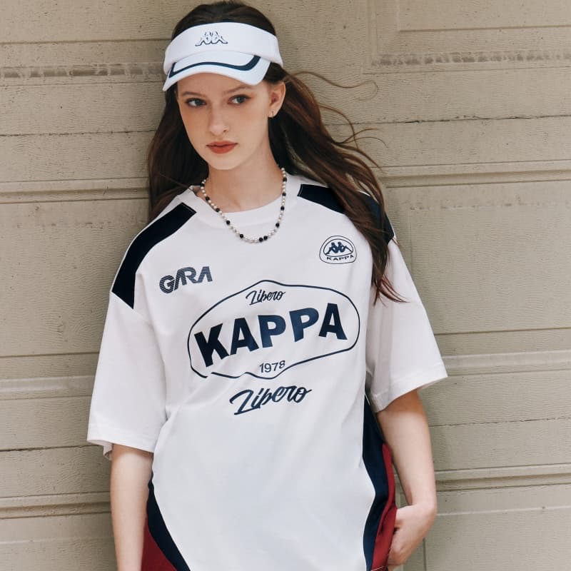 Футболка KAPPA 1916 T Рубашка Унисекс Белая - изображение 3