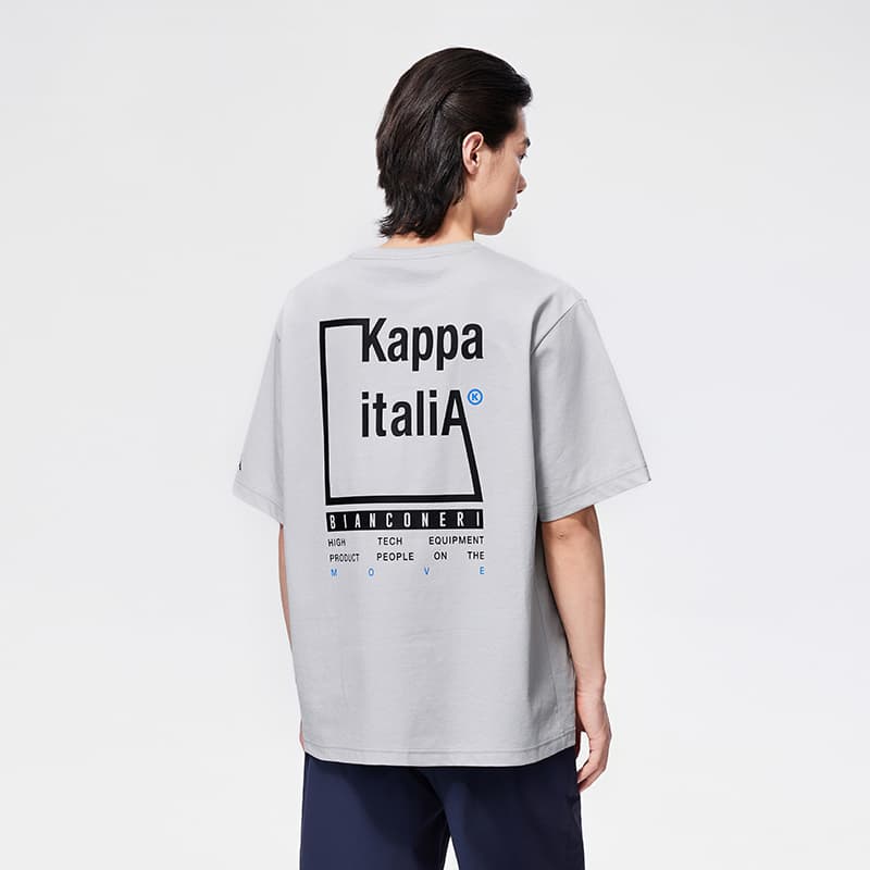 Футболка KAPPA Gara T Рубашка Мужская Ледниковый Серый - изображение 6
