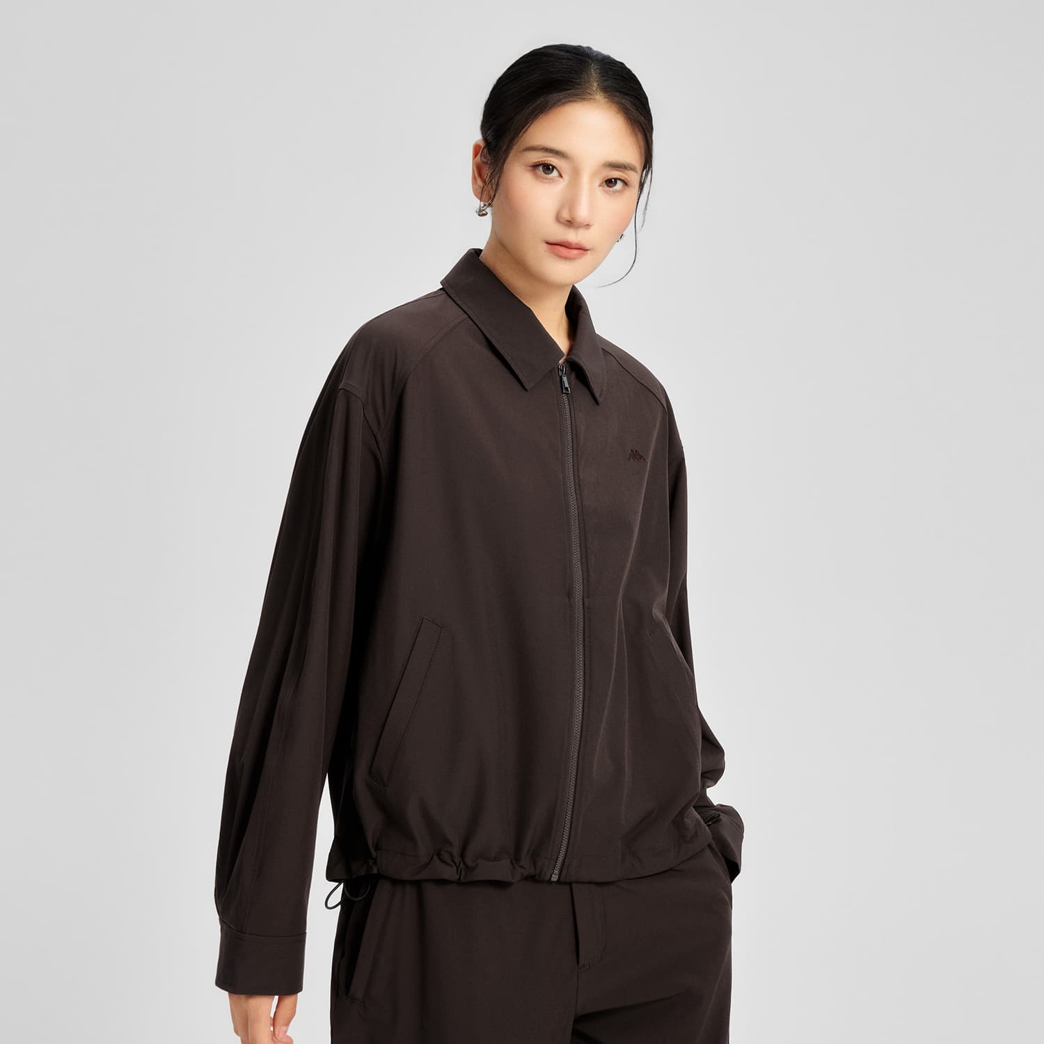 Куртка KAPPA Темный кофейный коричневый 6570 Женские куртки - изображение 6