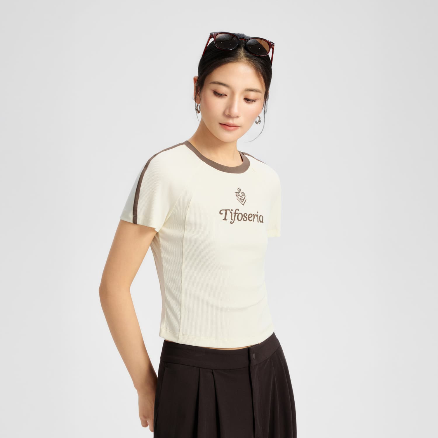 Футболка KAPPA 1916 0055 Женские T-рубашки - изображение 4