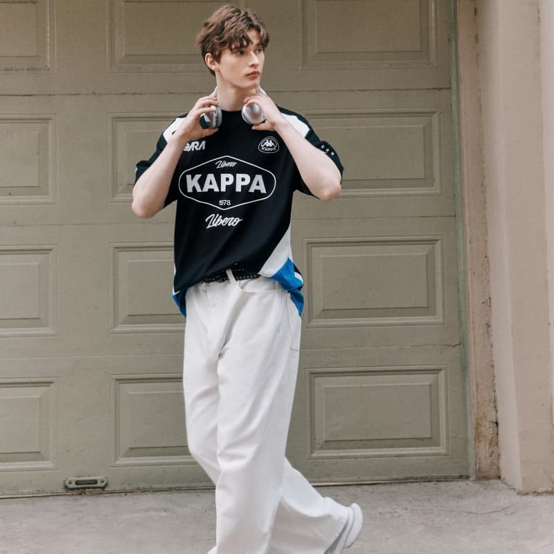 Футболка KAPPA 1916 T Рубашка Унисекс Черная - изображение 7