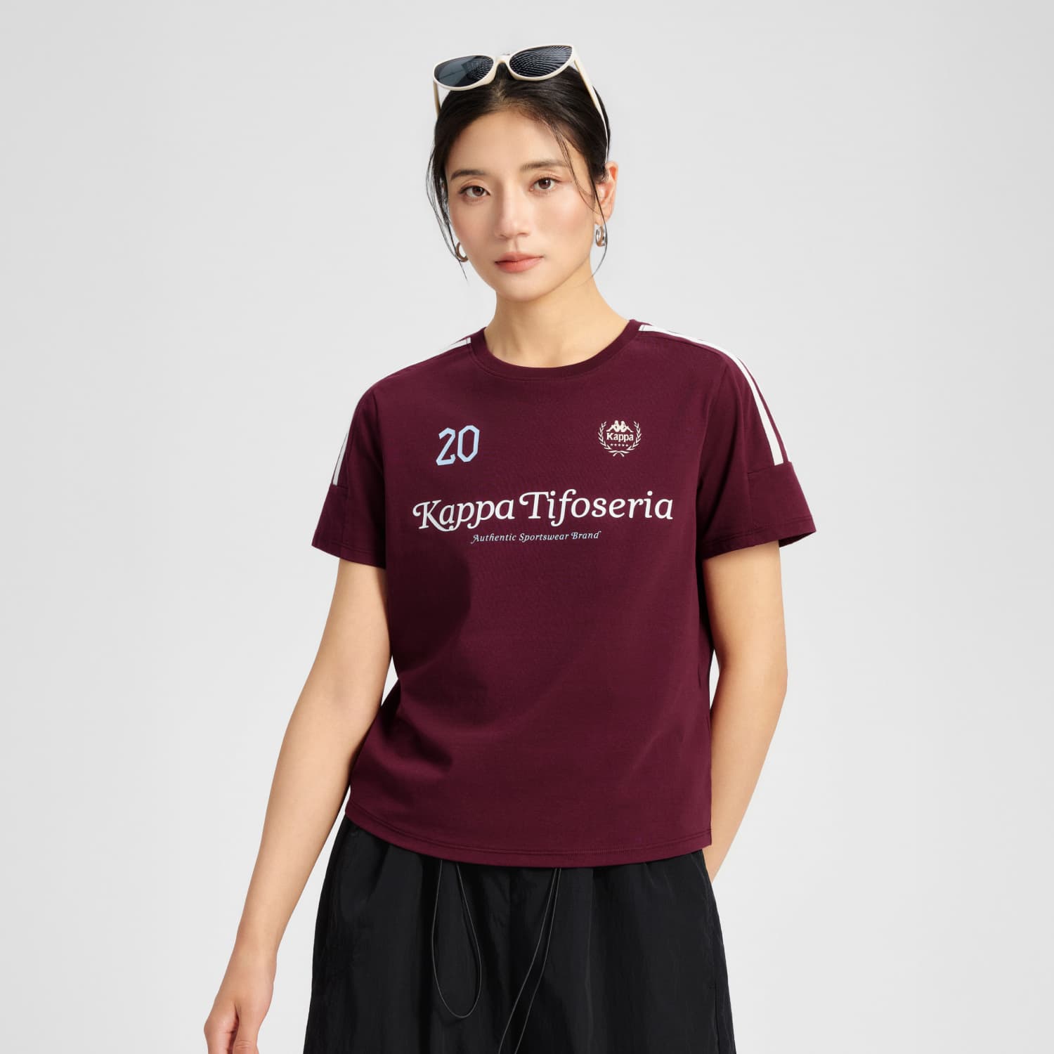 Футболка KAPPA 1916 Женские T-рубашки - изображение 3