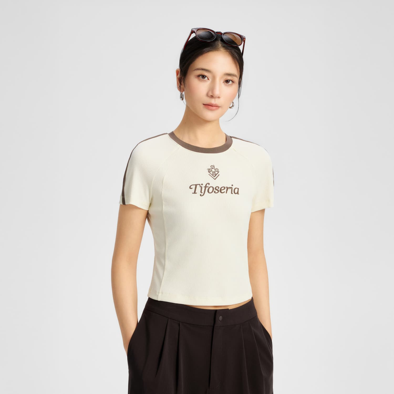 Футболка KAPPA 1916 0055 Женские T-рубашки - изображение 3