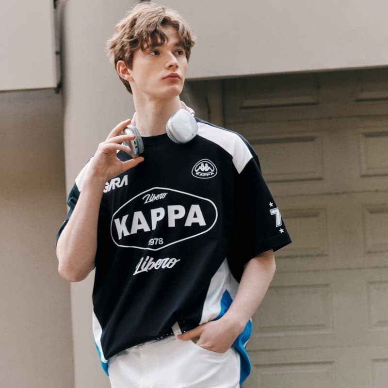 Футболка KAPPA 1916 T Рубашка Унисекс Черная - изображение 5