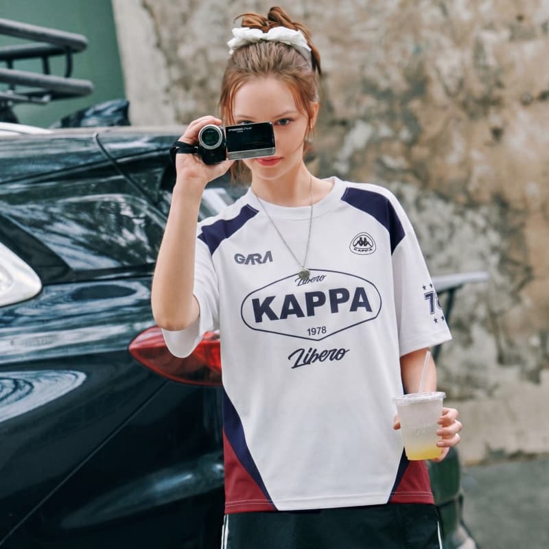 Футболка KAPPA 1916 T Рубашка Унисекс Белая - изображение 5