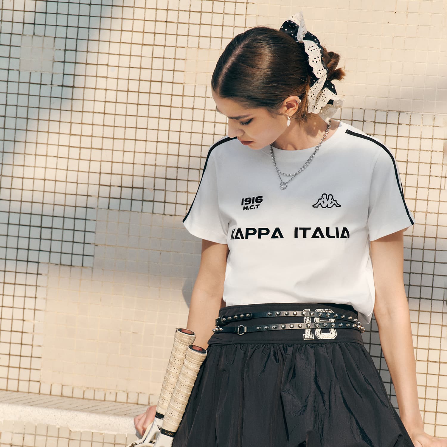 Футболка KAPPA 1916 Женские T-рубашки - изображение 3