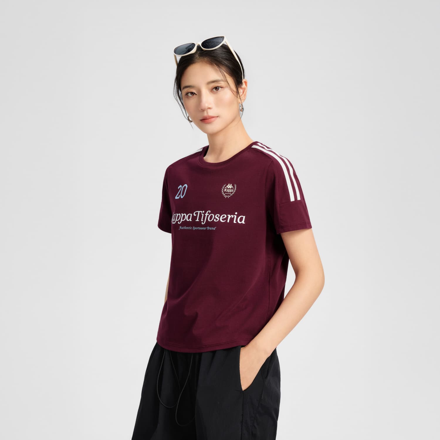 Футболка KAPPA 1916 Женские T-рубашки - изображение 4