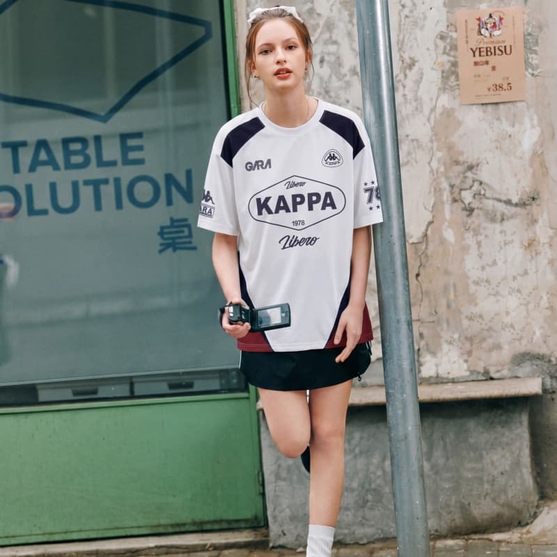 Футболка KAPPA 1916 T Рубашка Унисекс Белая - изображение 7
