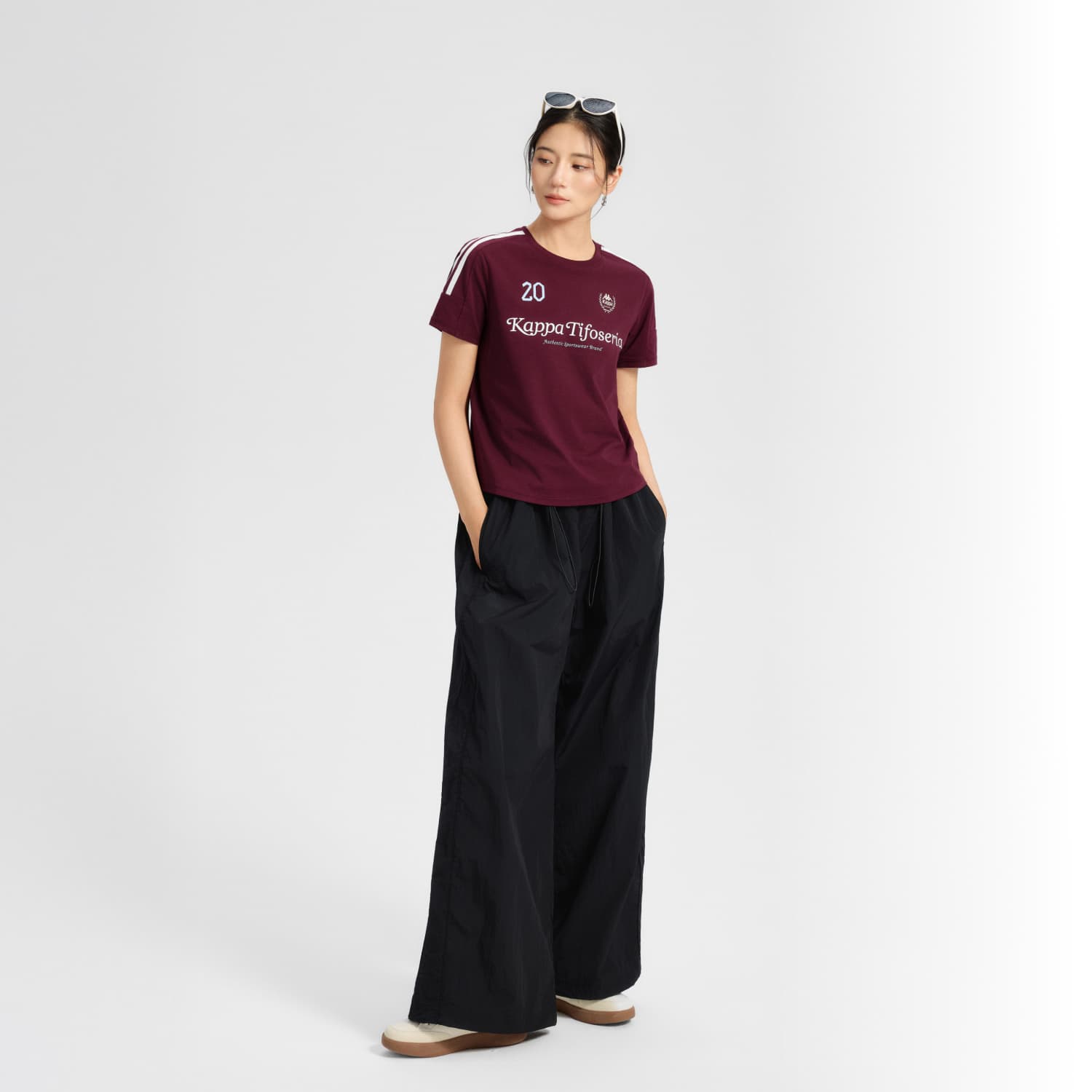 Футболка KAPPA 1916 Женские T-рубашки - изображение 7