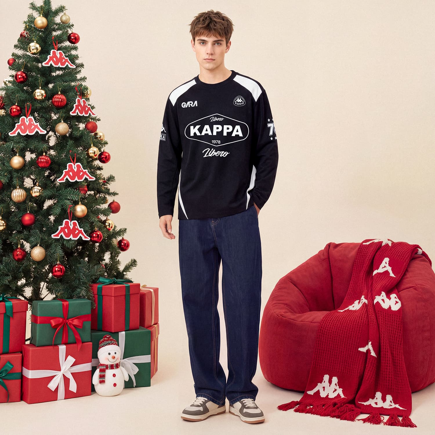 Кофта Kappa 1916 Series Long Sleeve T-Shirt — фото 3