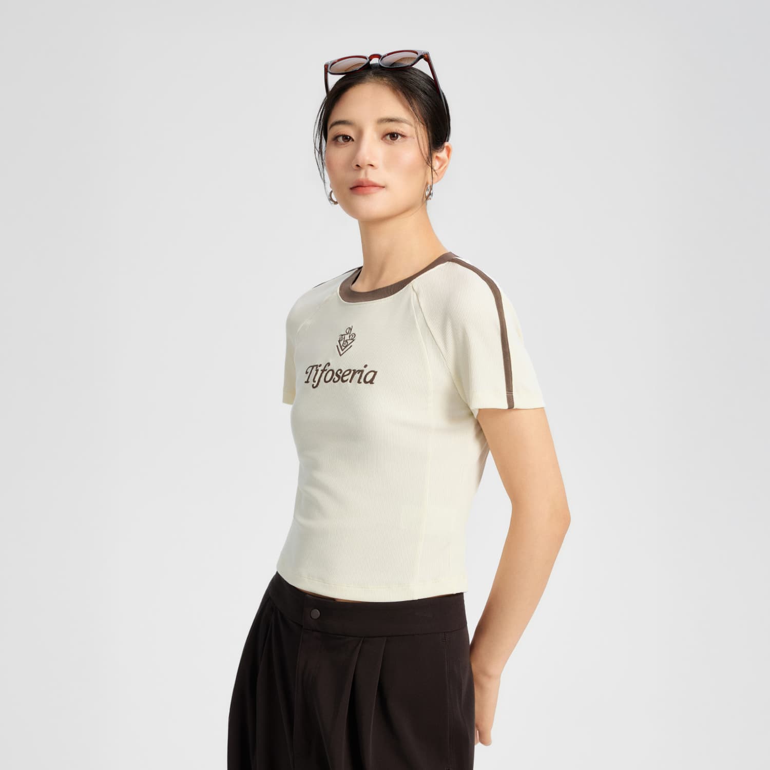 Футболка KAPPA 1916 0055 Женские T-рубашки - изображение 5