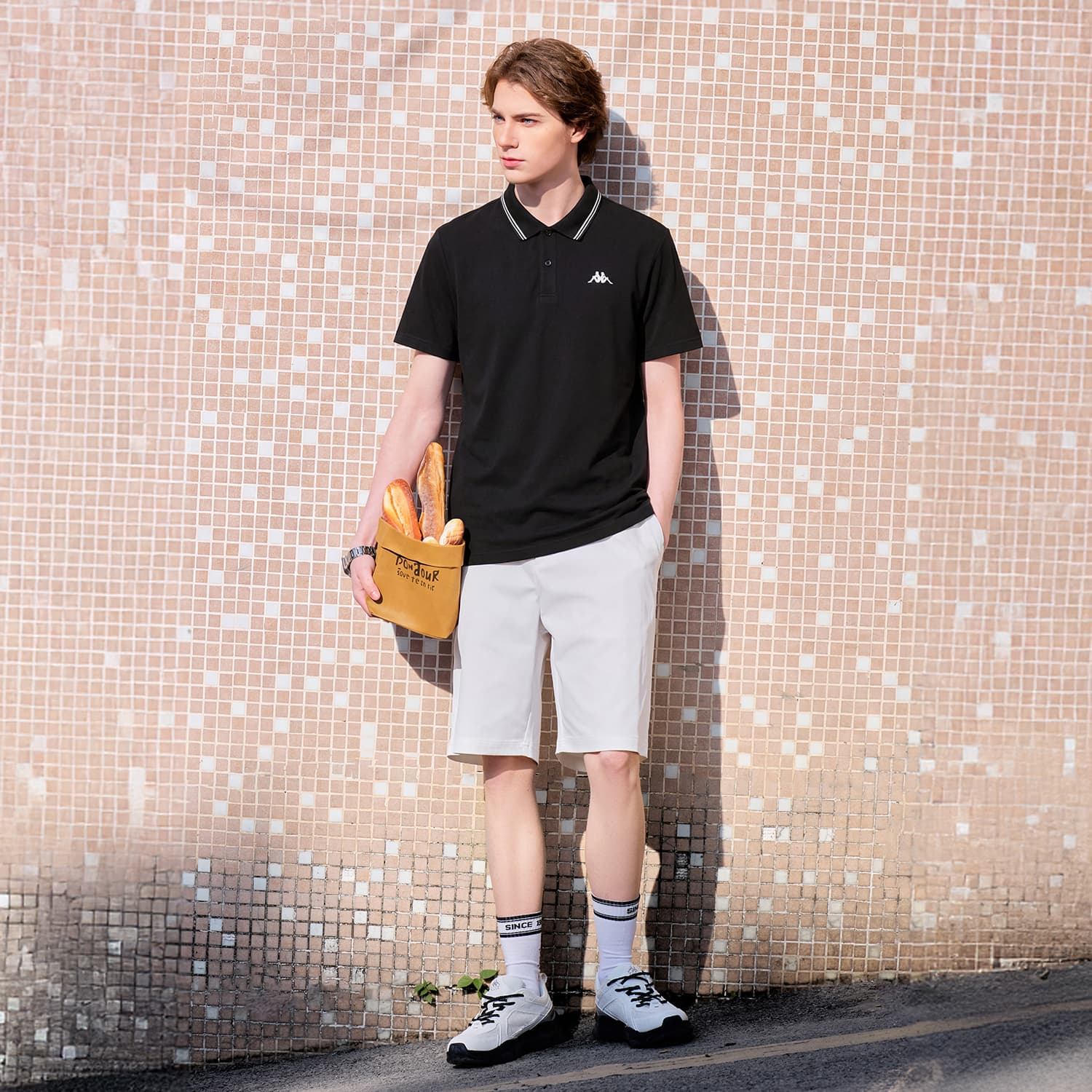 Поло KAPPA 1916 Поло Унисекс Черное - изображение 7