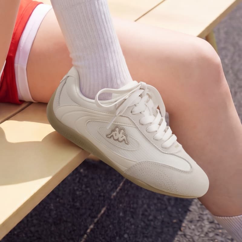 Кроссовки Kappa Urban Sports Скейтборд Кроссовки Низкий Топ Gardenia White Khaki Gray 0045 Унисекс - изображение 6