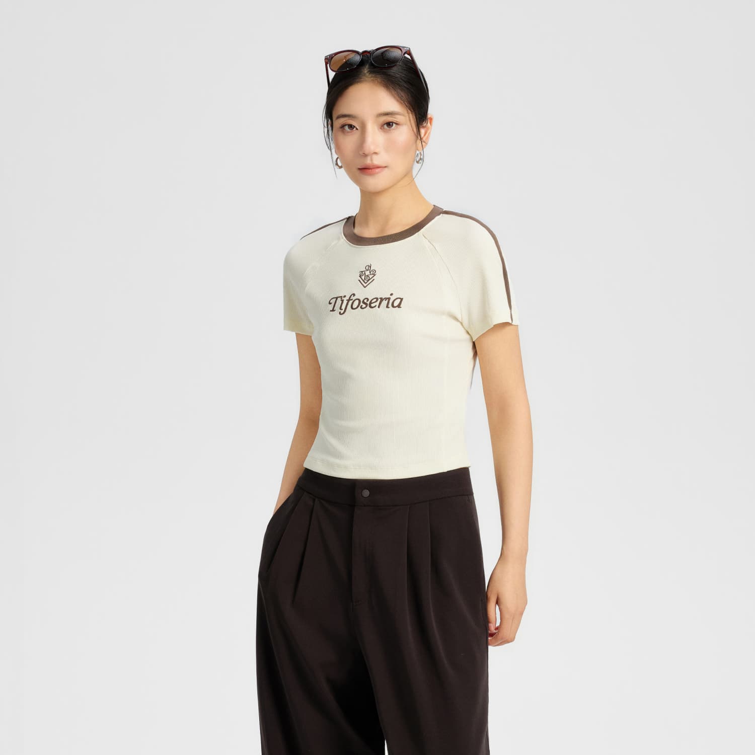 Футболка KAPPA 1916 0055 Женские T-рубашки - изображение 6
