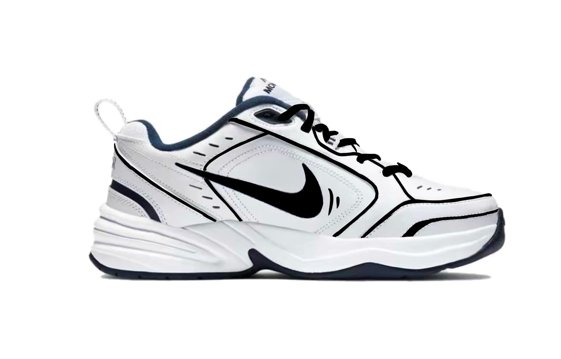 Кроссовки Nike Air Monarch 4 - изображение 2